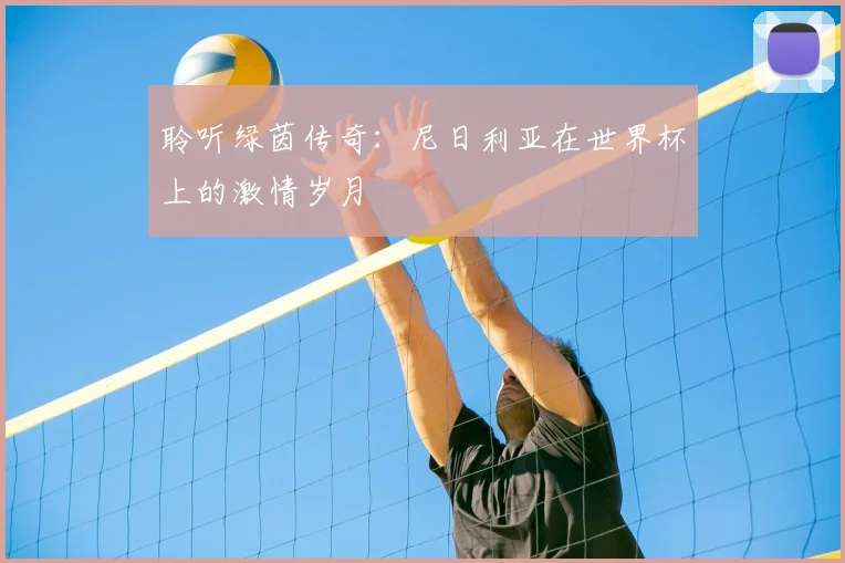 聆听绿茵传奇：尼日利亚在世界杯上的激情岁月